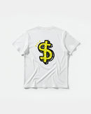 Camiseta Money Money Big Back Regular Basic Blanco