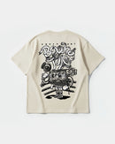Camiseta Knockout Big Back Oversize Basic Beige