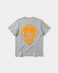Camiseta Icono Africano Big Back Regular Basic Gris
