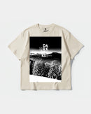 Camiseta Dark Risk White Big Front Oversize Basic Beige