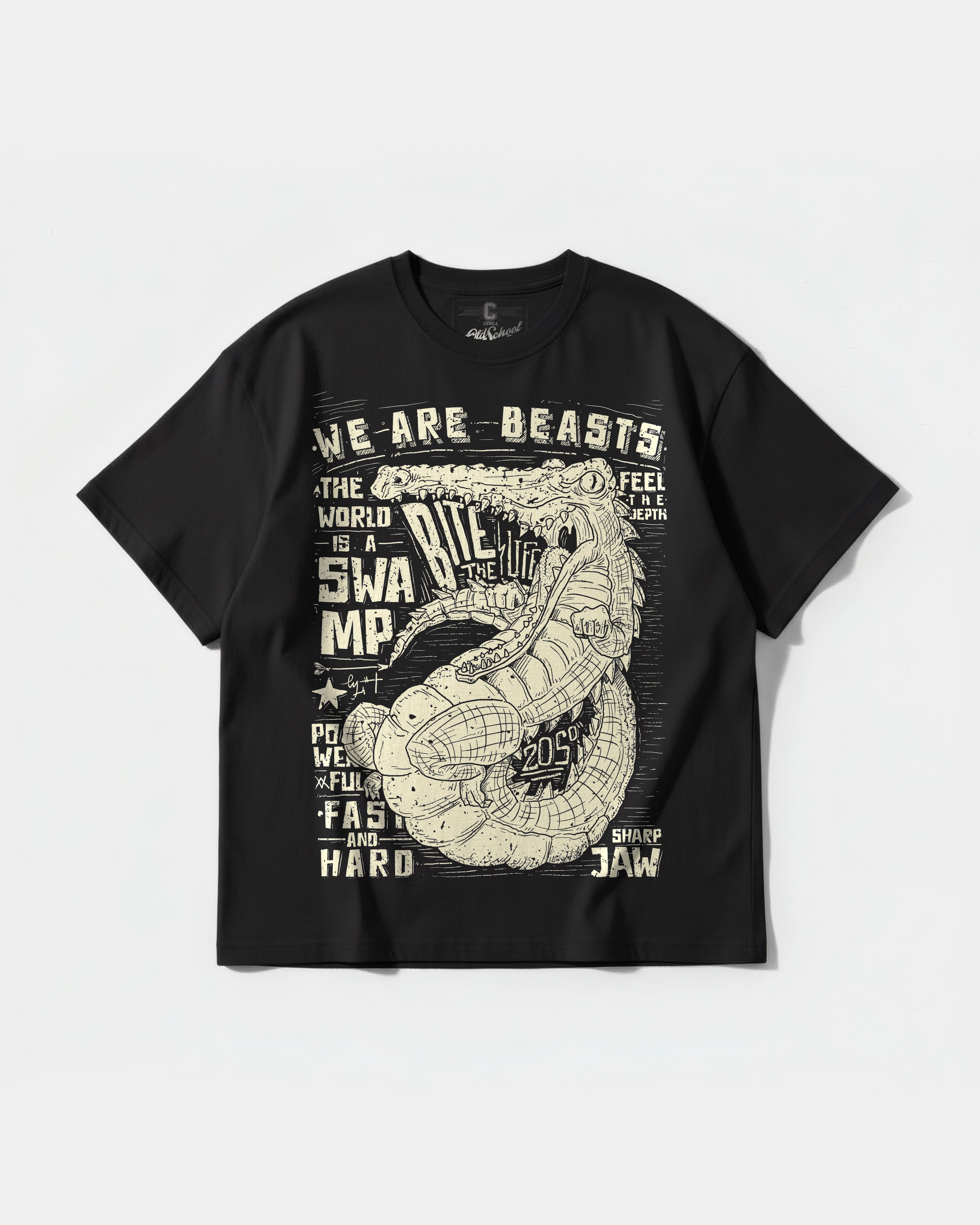 Camiseta We Are Beasts Big Front Oversize Basic