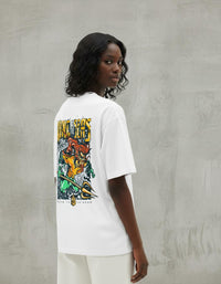 Modelo mide 1,65m y usa talla S