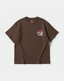 Camiseta Wasting Time 777 Big Front Oversize Basic Marron