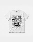 Camiseta Fire And Hope Big Front Regular Basic Blanco