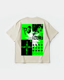 Camiseta Future Noise Big Back Oversize Basic Beige
