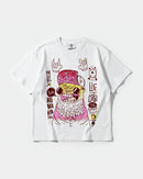 Camiseta The Surfer Beat Big Front Oversize Basic Blanco