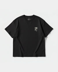 Camiseta Magic Owl Pocket Front Oversize Basic Negro