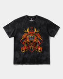 Camiseta Gorilla Samurai Big Front Oversize Acid Negro