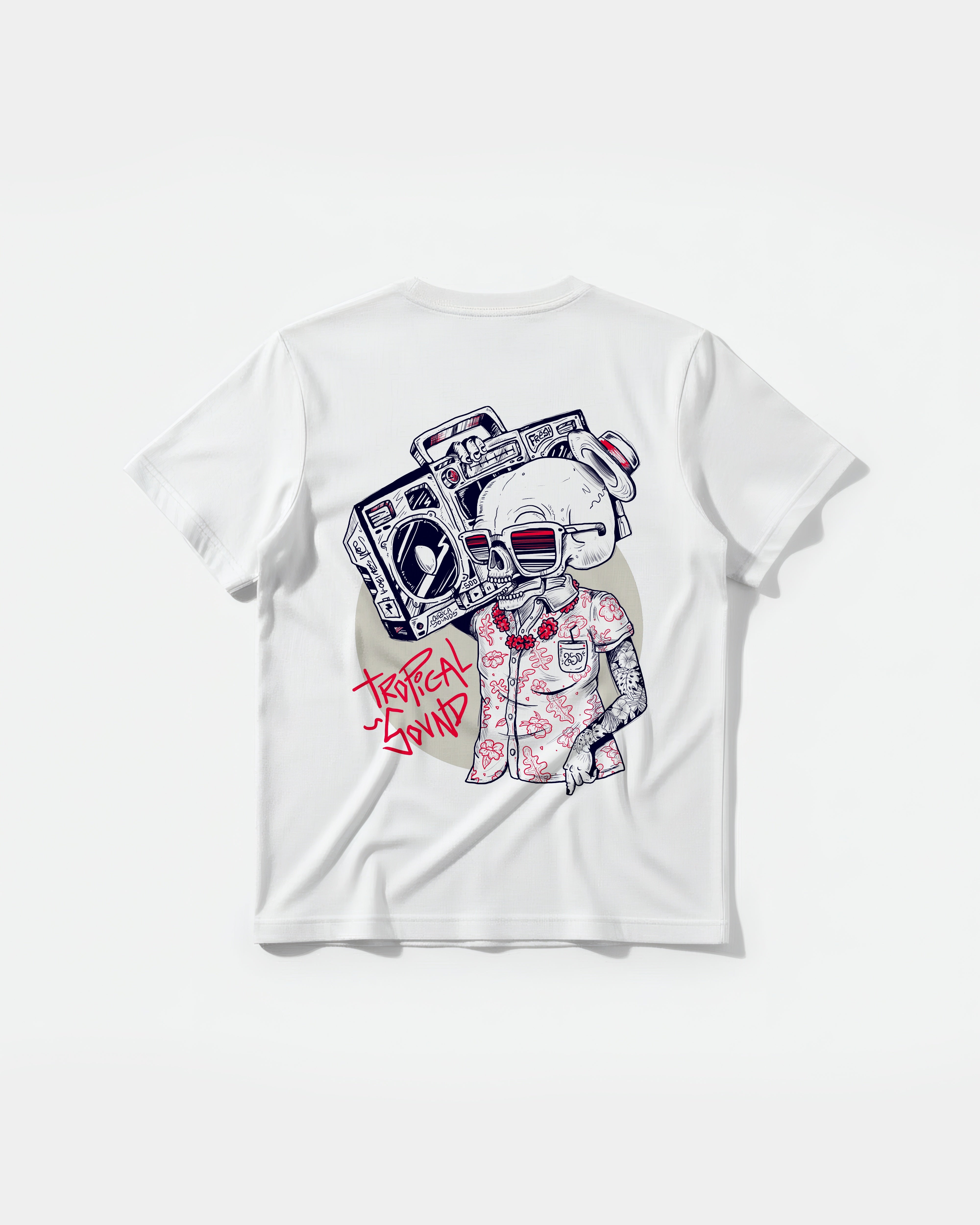 Camiseta Tropical Sound Big Back Regular Basic