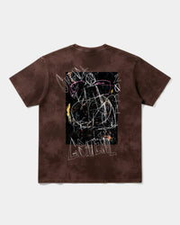 Camiseta Cubica Grateful Big Back Oversize Acid Marron