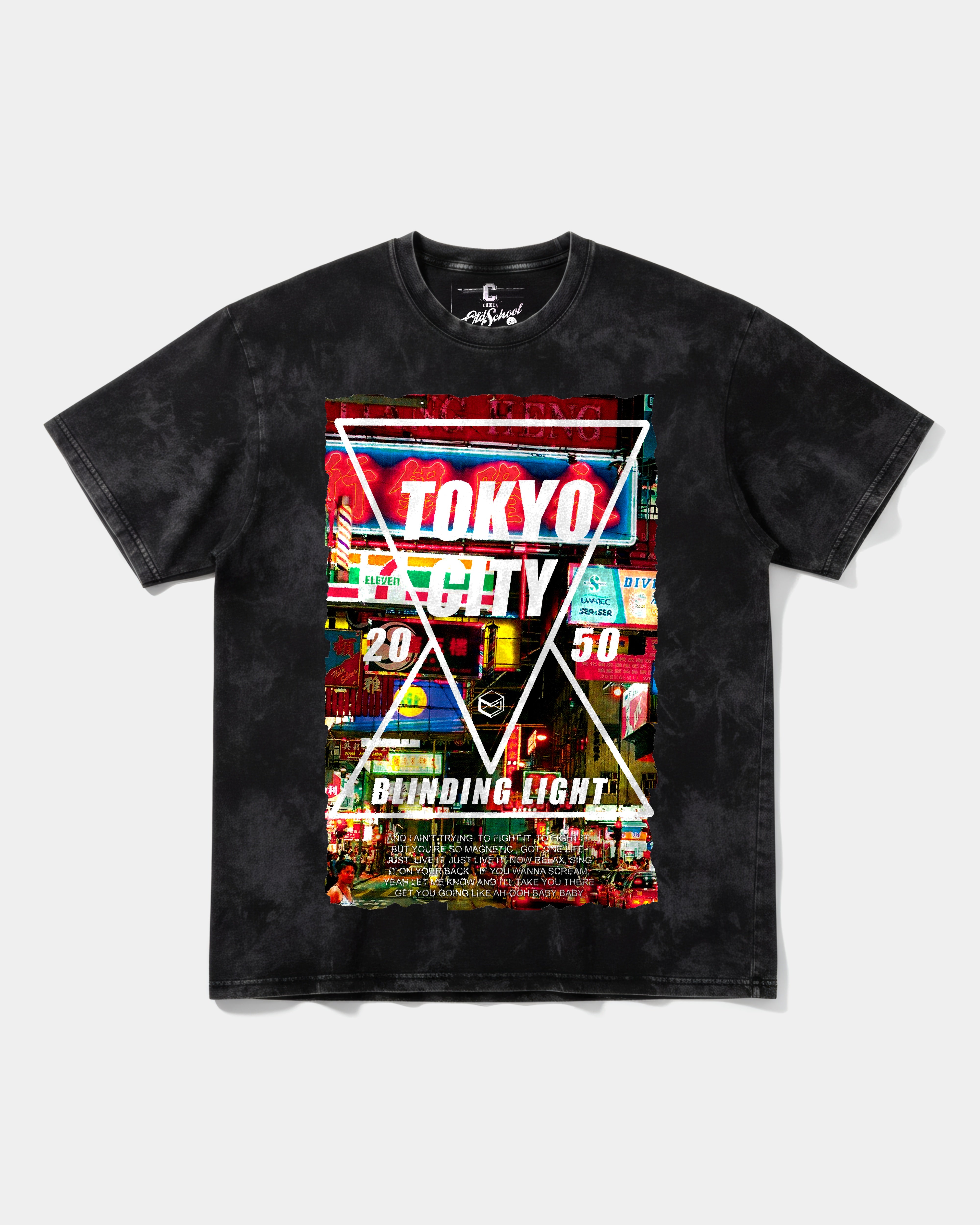 Camiseta Tokyo 2050 Big Front Oversize Acid