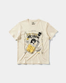 Camiseta Cubica Drinks Big Front Regular Basic Beige