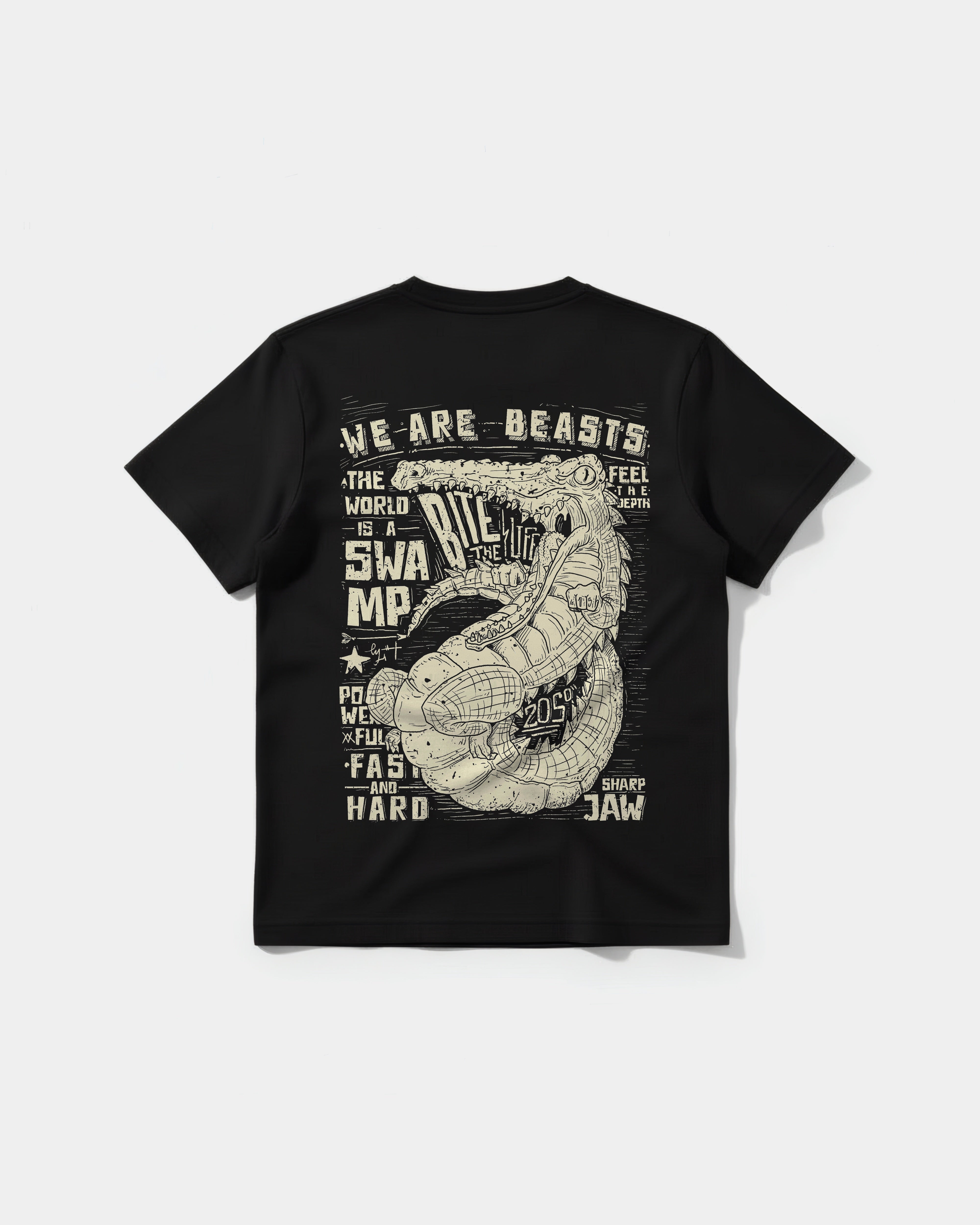 Camiseta We Are Beasts Big Back Regular Basic