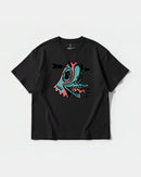 Camiseta Crazy Paloma Big Front Oversize Basic Negro