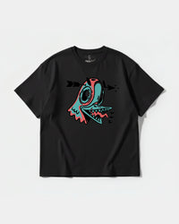 Camiseta Crazy Paloma Big Front Oversize Basic Negro