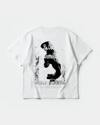 Camiseta Opbe Big Back Oversize Basic Blanco