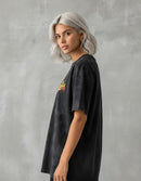 Modelo mide 1,64m y usa talla S