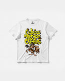 Camiseta Not For Chickens Big Front Regular Basic Blanco