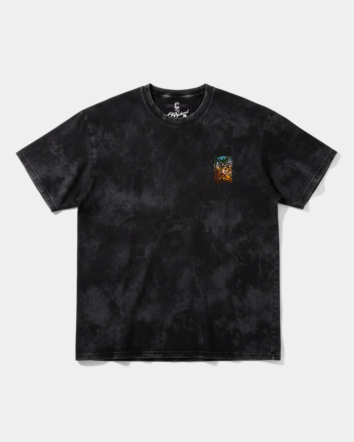 Camiseta Crystal Beach Pocket Front Oversize Acid