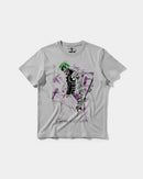 Camiseta Joker Yakuza White Big Front Regular Basic Gris