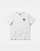 Camiseta Cubica Snake White Pocket Front Regular Basic Blanco