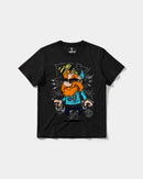 Camiseta Tio Sam White Big Front Regular Basic Negro