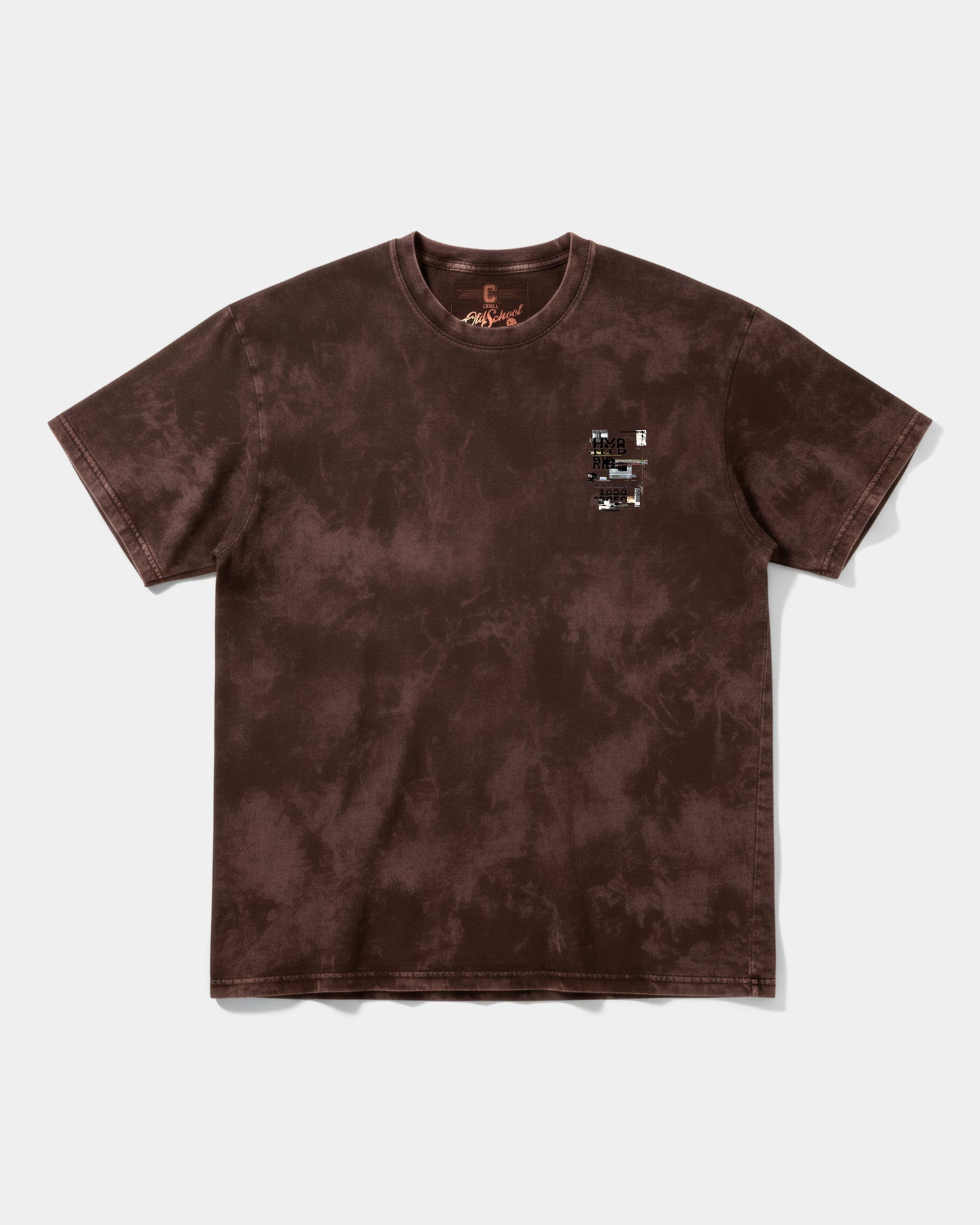 Camiseta Astral Pocket Front Oversize Acid Marron