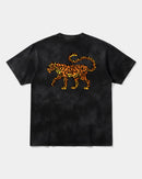 Camiseta Leopardo Big Back Oversize Acid Negro