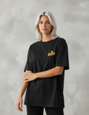 Modelo mide 1,64m y usa talla S
