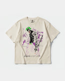 Camiseta Joker Yakuza White Big Front Oversize Basic Beige