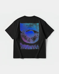 Camiseta Escapando Big Back Oversize Basic Negro