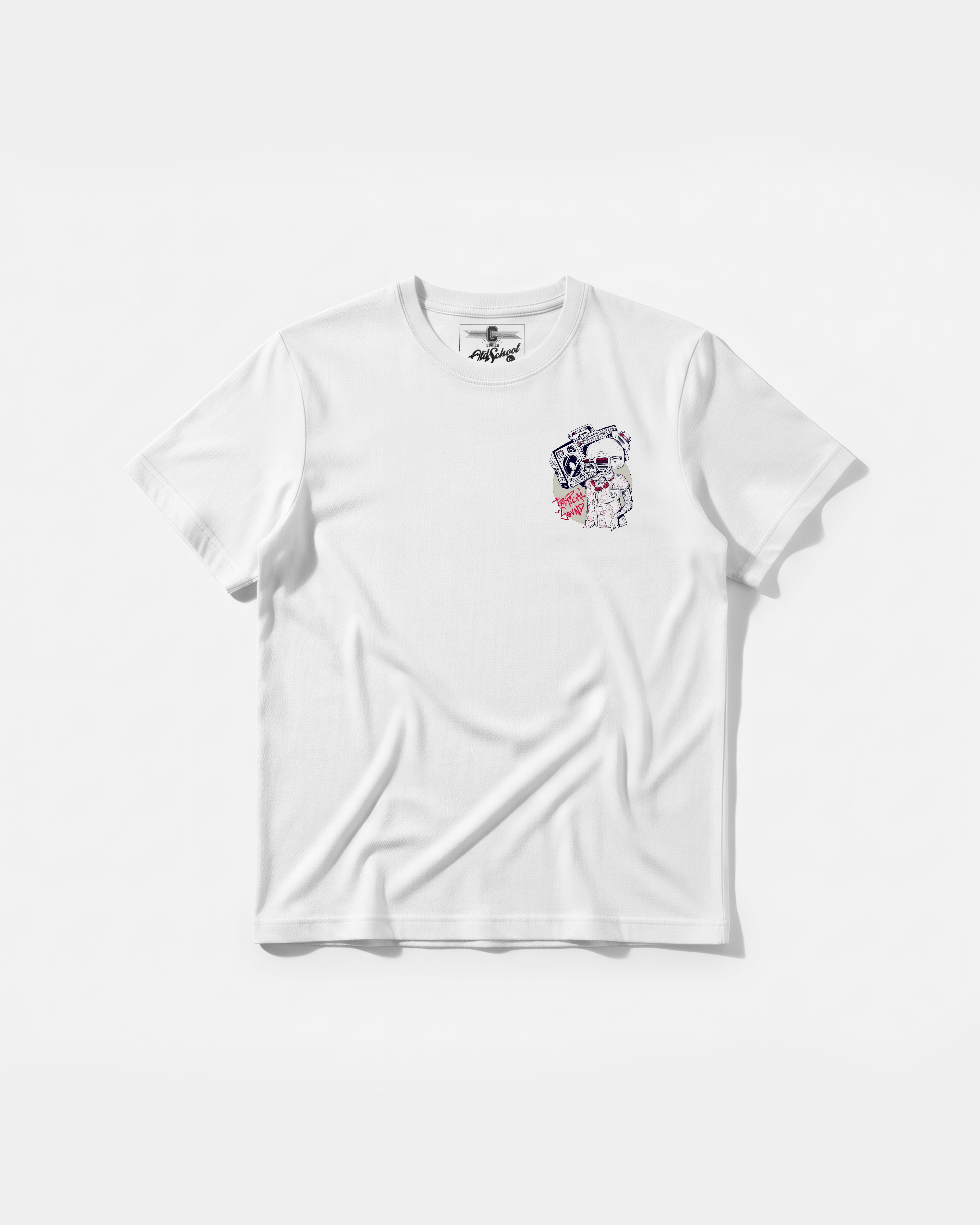 Camiseta Tropical Sound Pocket Front Regular Basic
