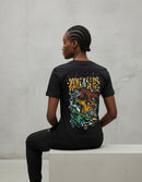 Modelo mide 1,76m y usa talla M