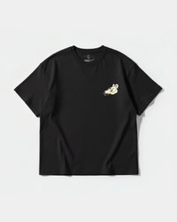 Camiseta Crazy Mouse Pocket Front Oversize Basic Negro