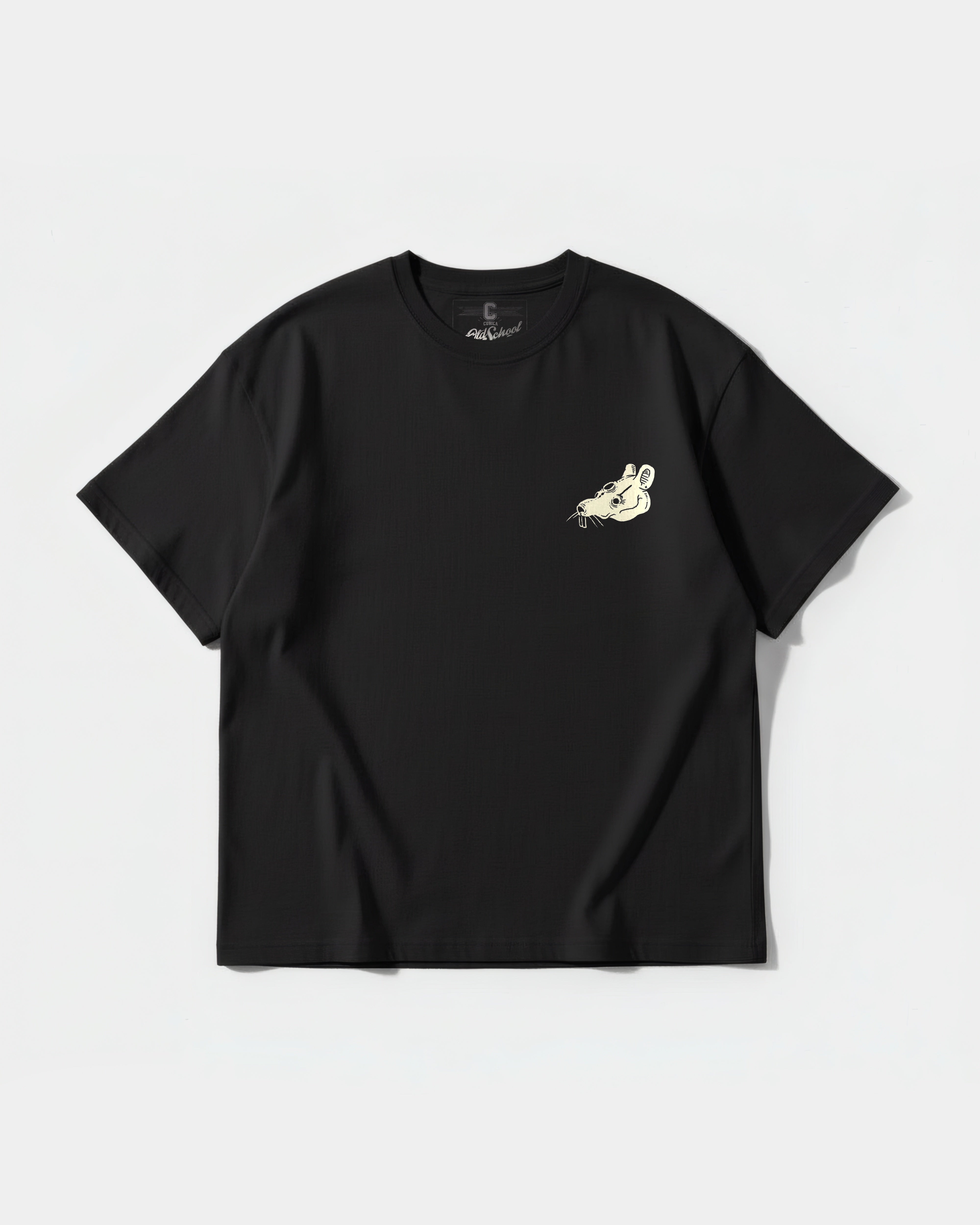 Camiseta Crazy Mouse Pocket Front Oversize Basic