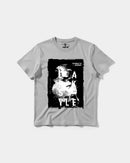 Camiseta Golden Night Big Front Regular Basic Gris