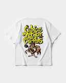 Camiseta Not For Chickens Big Back Oversize Basic Blanco