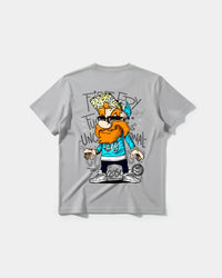 Camiseta Tio Sam White Front Regular Basic Gris