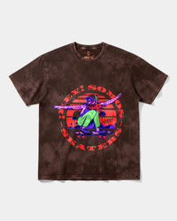 Camiseta Somos Skaters Big Front Oversize Acid Marron