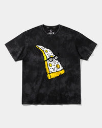 Camiseta Pizza Geek Big Front Oversize Acid Negro