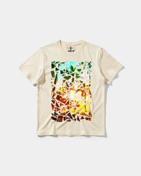 Camiseta Crystal Beach Big Front Regular Basic Beige