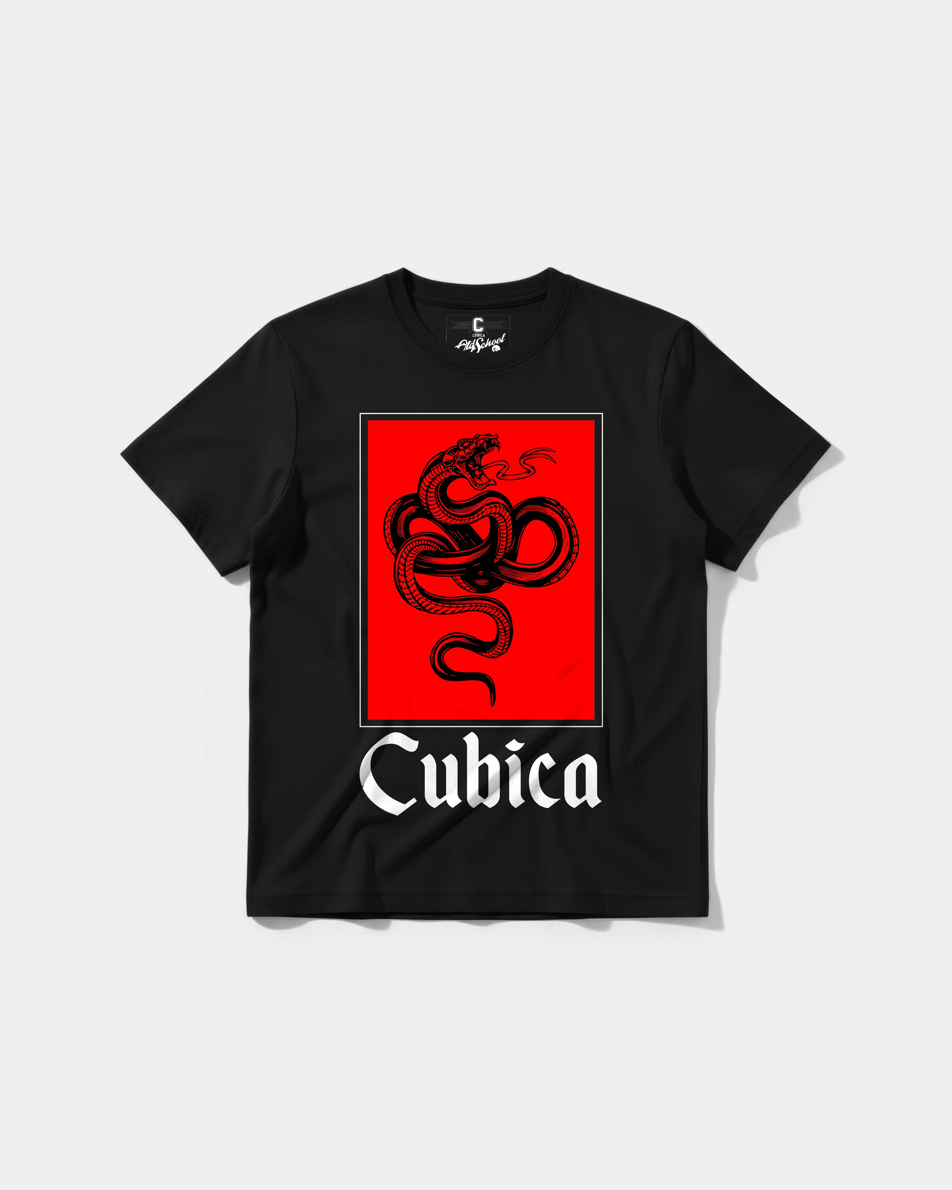 Camiseta Cubica Snake Big Front Regular Basic