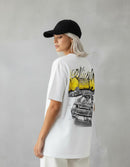 Modelo mide 1,64m y usa talla S