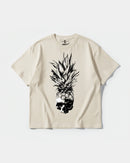 Camiseta Pina Calavera Big Front Oversize Basic Beige