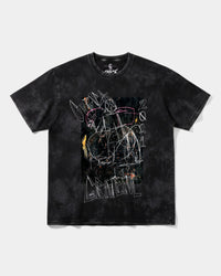 Camiseta Cubica Grateful Big Front Oversize Acid Negro