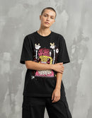 Modelo mide 1,74m y usa talla M