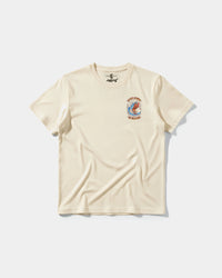 Camiseta Pizza Surf Big Front Regular Basic Beige