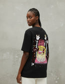 Modelo mide 1,76m y usa talla M