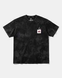 Camiseta Hot Friday White Pocket Front Oversize Acid Negro