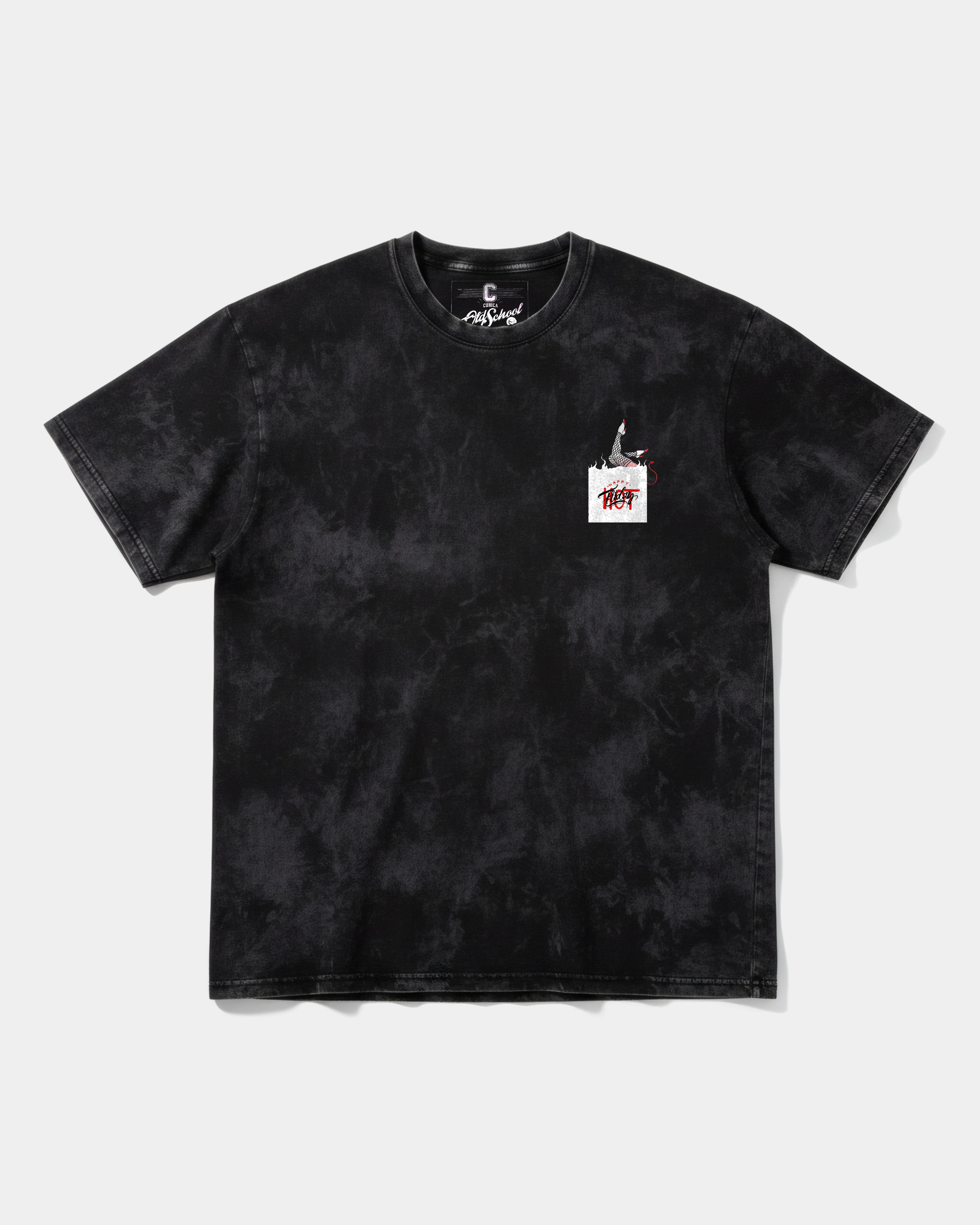 Camiseta Hot Friday Pocket Front Oversize Acid